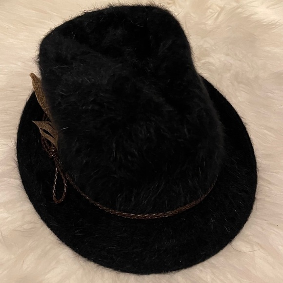 NEW❗️Hatattack Angora black Fedora ? ? main image 10